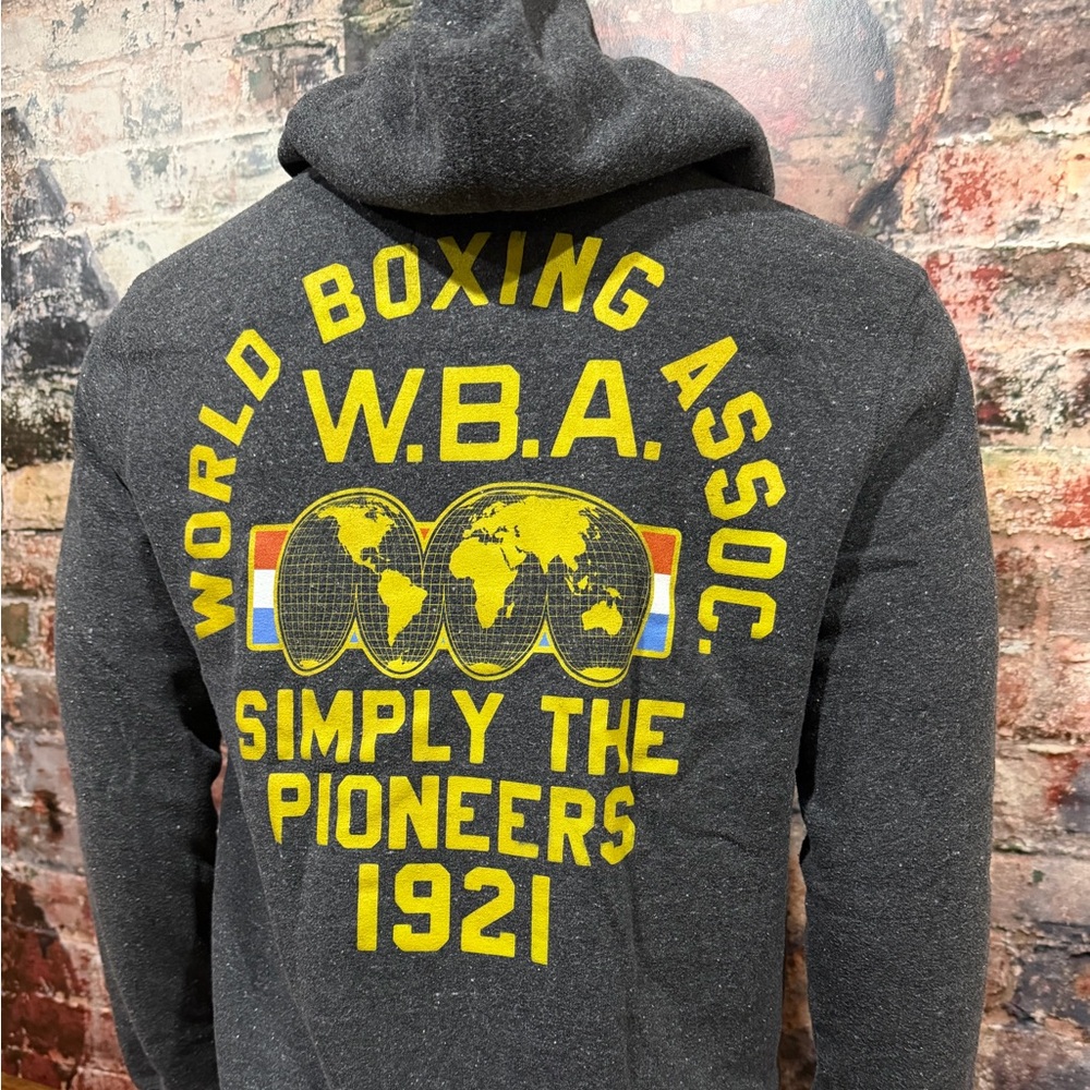 Vintage, World Boxing Association Gray Crewneck Hoodie - Picture 3 of 6